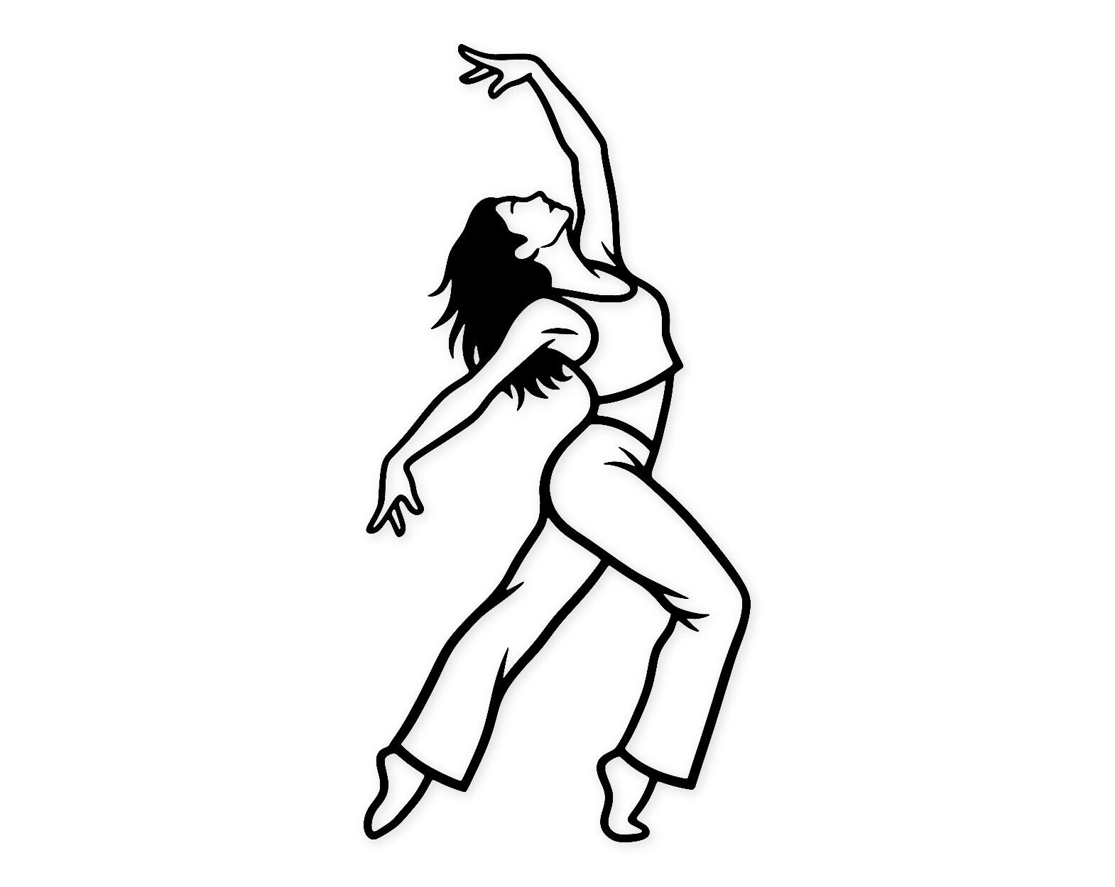 Dance Move Silhouette Svg Png: Cut Ready Digital Design For Cricut Silhouette