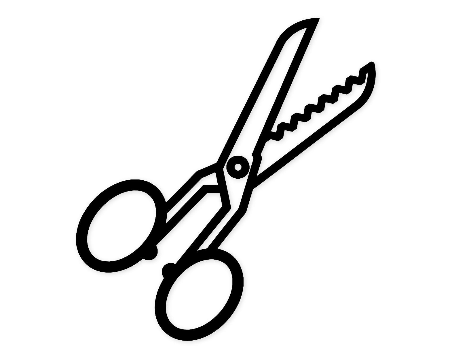 Crafting Scissors Svg Png: Bold Lines Cut File For Cricut & Silhouette