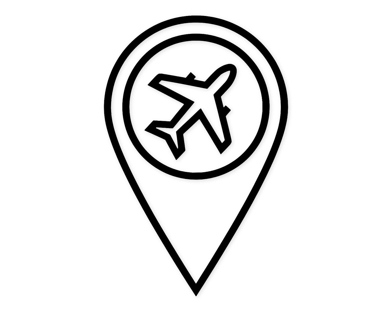 Destination Marker Svg Png: Cut Ready Digital Design For Cricut Silhouette