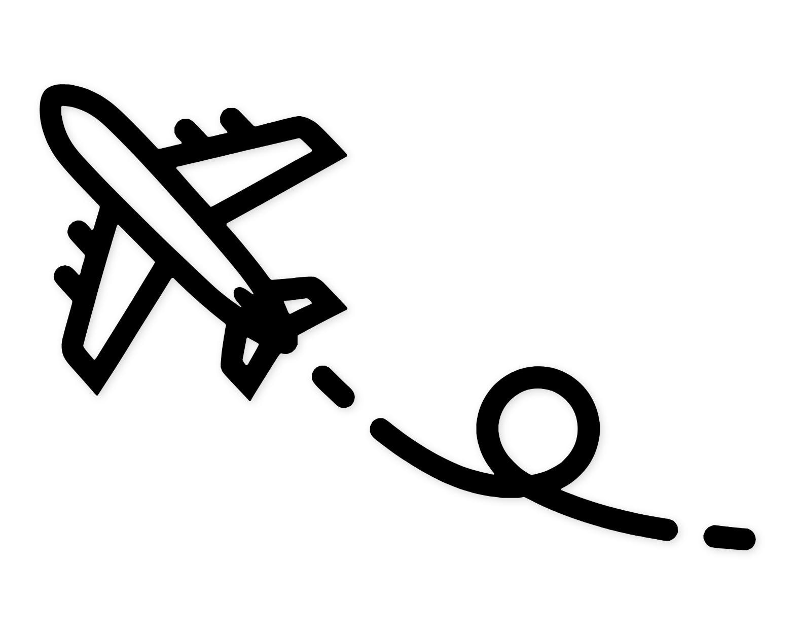 Airplane In Sky Svg Png: Cut Ready Digital Design For Cricut Silhouette