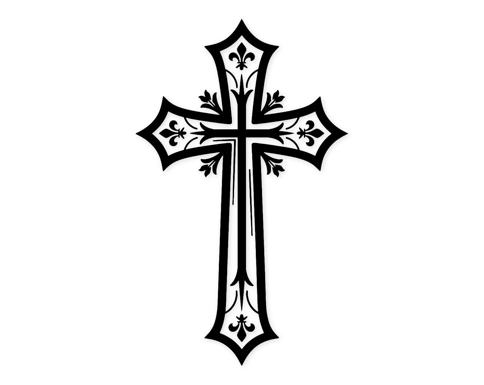 Cemetery Cross Svg Png: Gothic Design For Memorial Projects