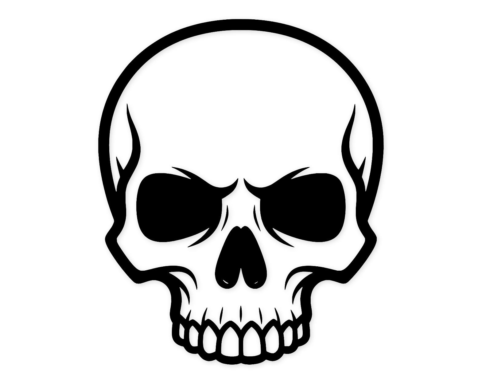 Gothic Skull Icon Svg Png: Minimalist Design For Home Decor