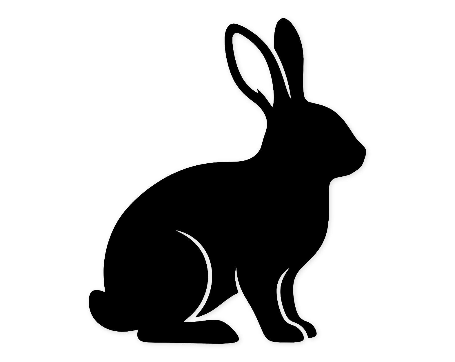 Rabbit Silhouette Svg Png: Cut Ready Digital Design For Cricut Silhouette