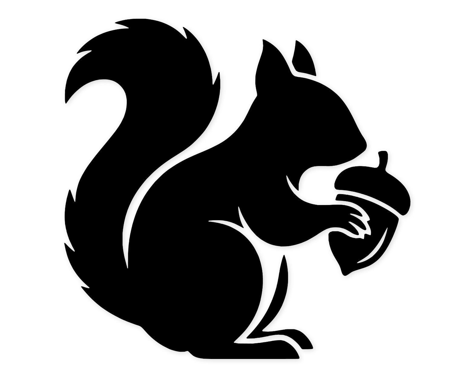 Squirrel Holding Nut Svg Png: Cut Ready Digital Design For Cricut Silhouette