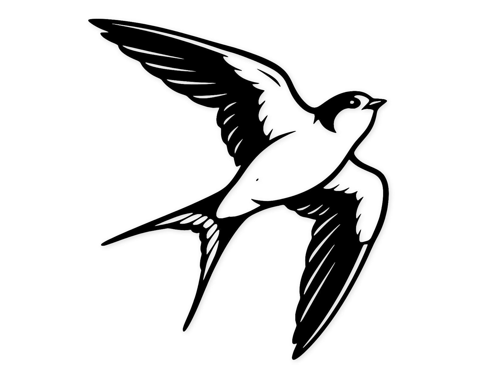Elegant Swallow Svg Png: Cut Ready Digital Design For Cricut Silhouette