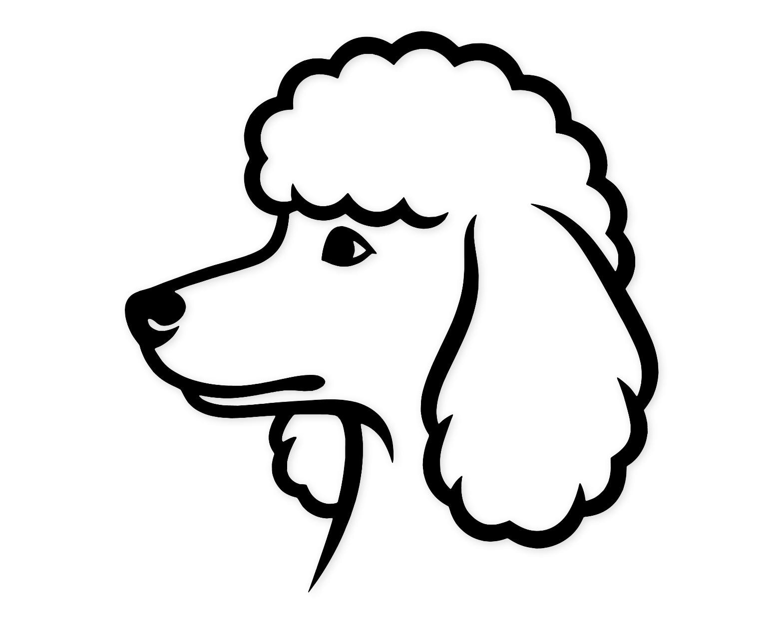 Poodle Profile Svg Png: Minimalist Cut File For Cricut