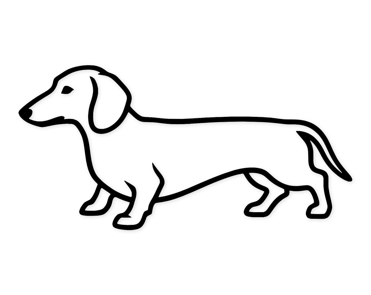 Dachshund's Long Body Svg Png: Cut Ready Digital Design For Cricut Silhouette