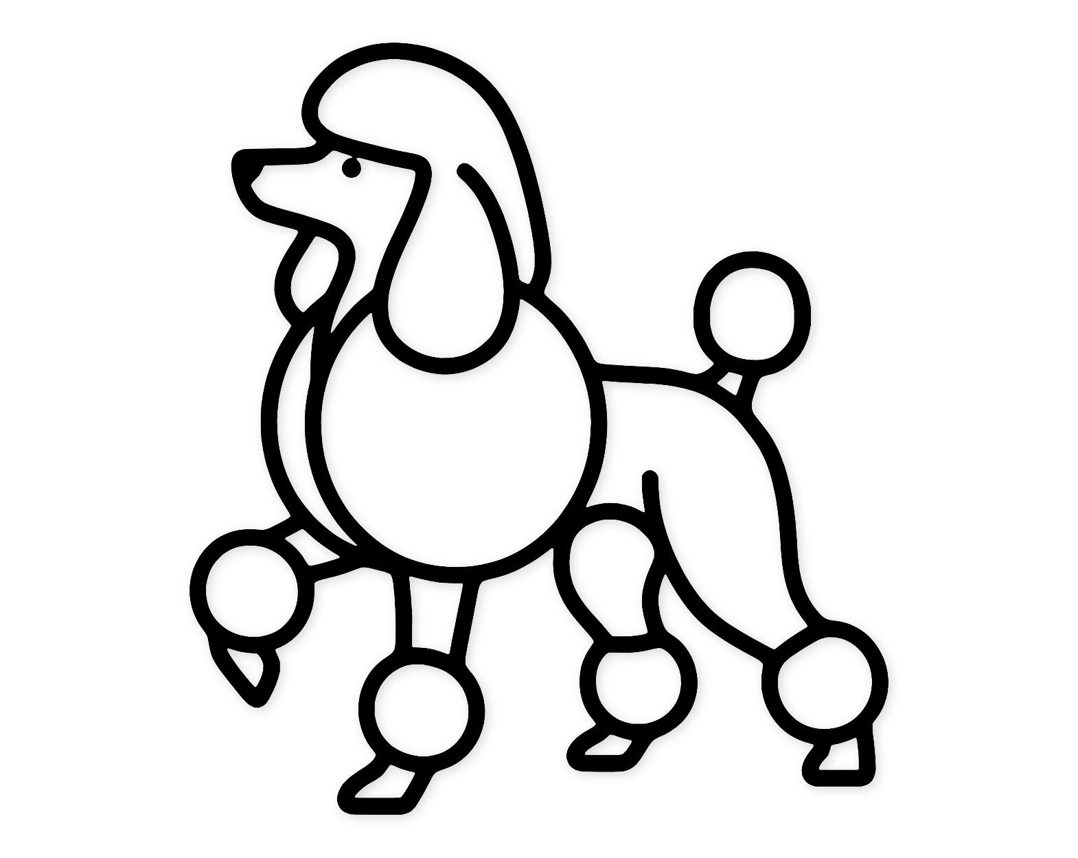 Poodle Topiary Svg Png: Cut Ready Digital Design For Cricut Silhouette