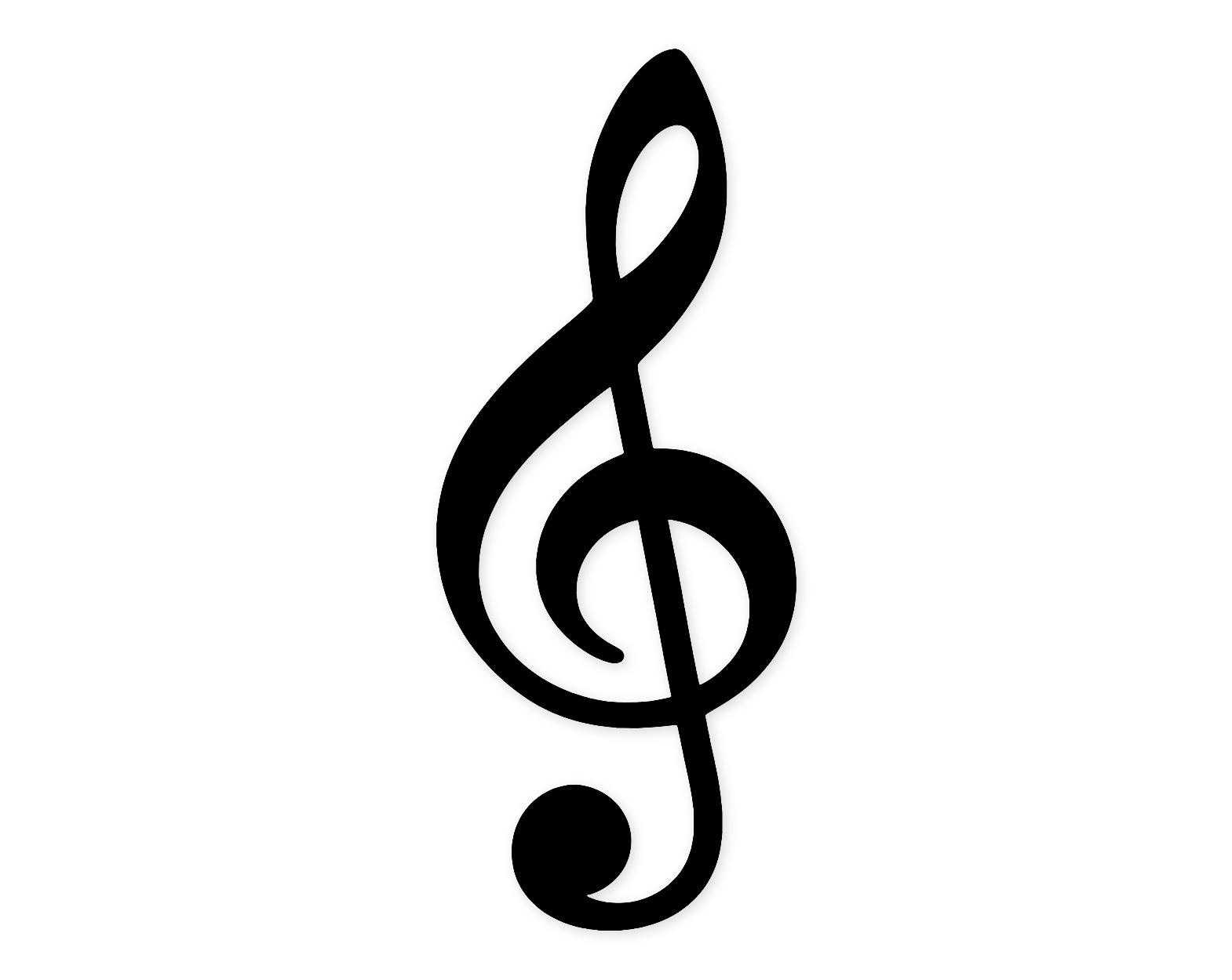 Treble Clef Silhouette Svg Png: Cut Ready Digital Design For Cricut Silhouette