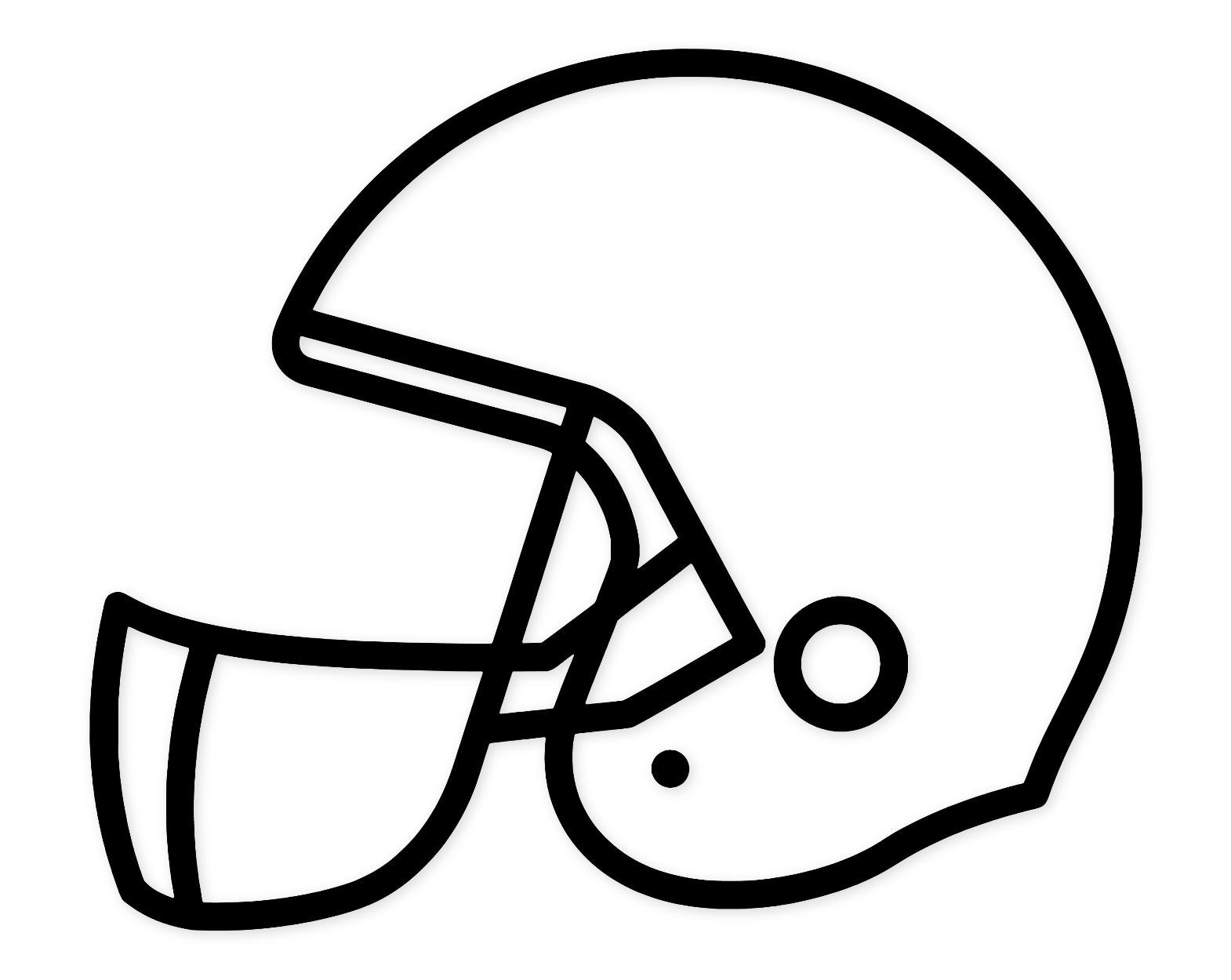 Helmet Profile View Svg Png: Minimalist Line Art For T-Shirts