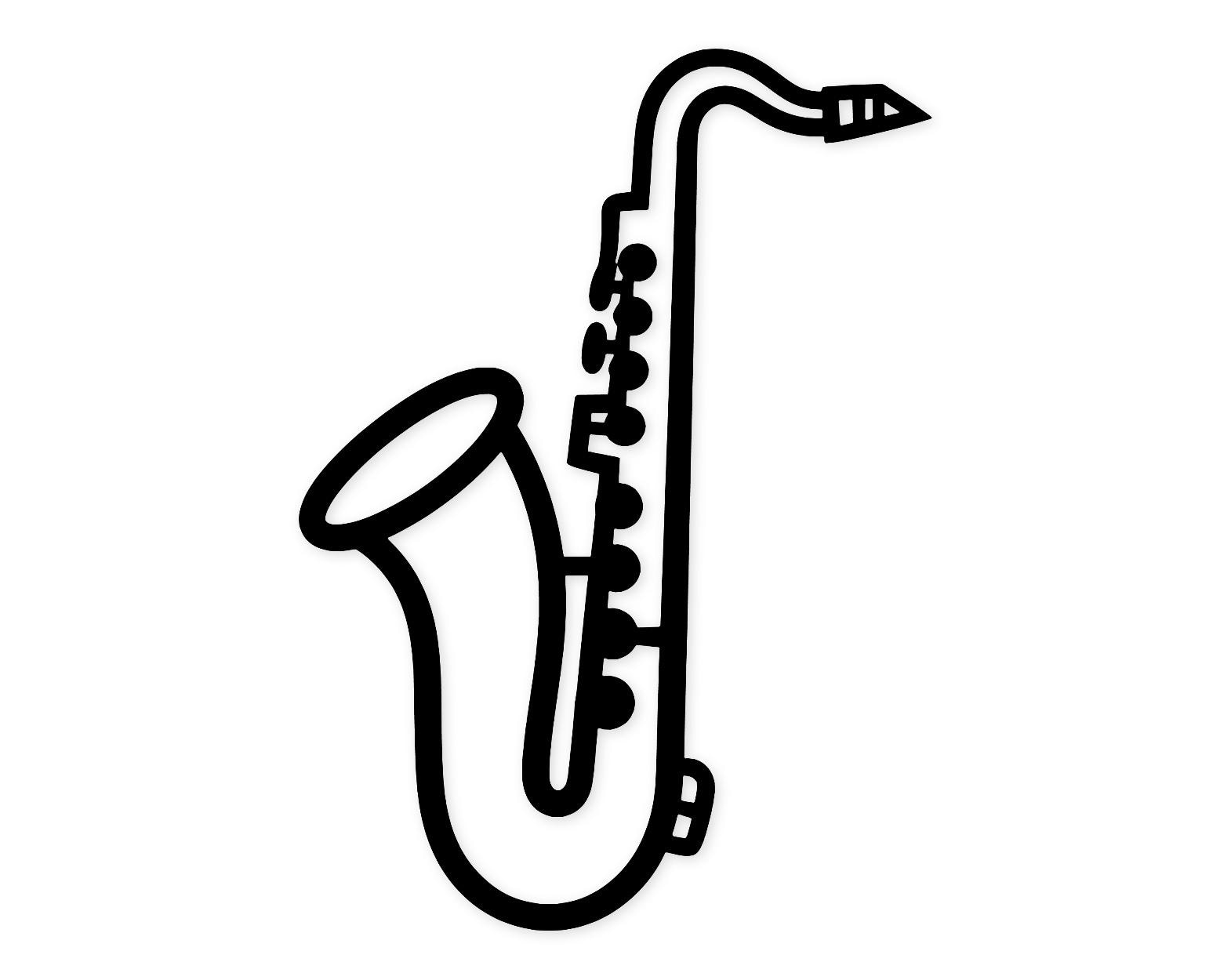 Saxophone Icon Svg Png: Cut Ready Digital Design For Cricut Silhouette