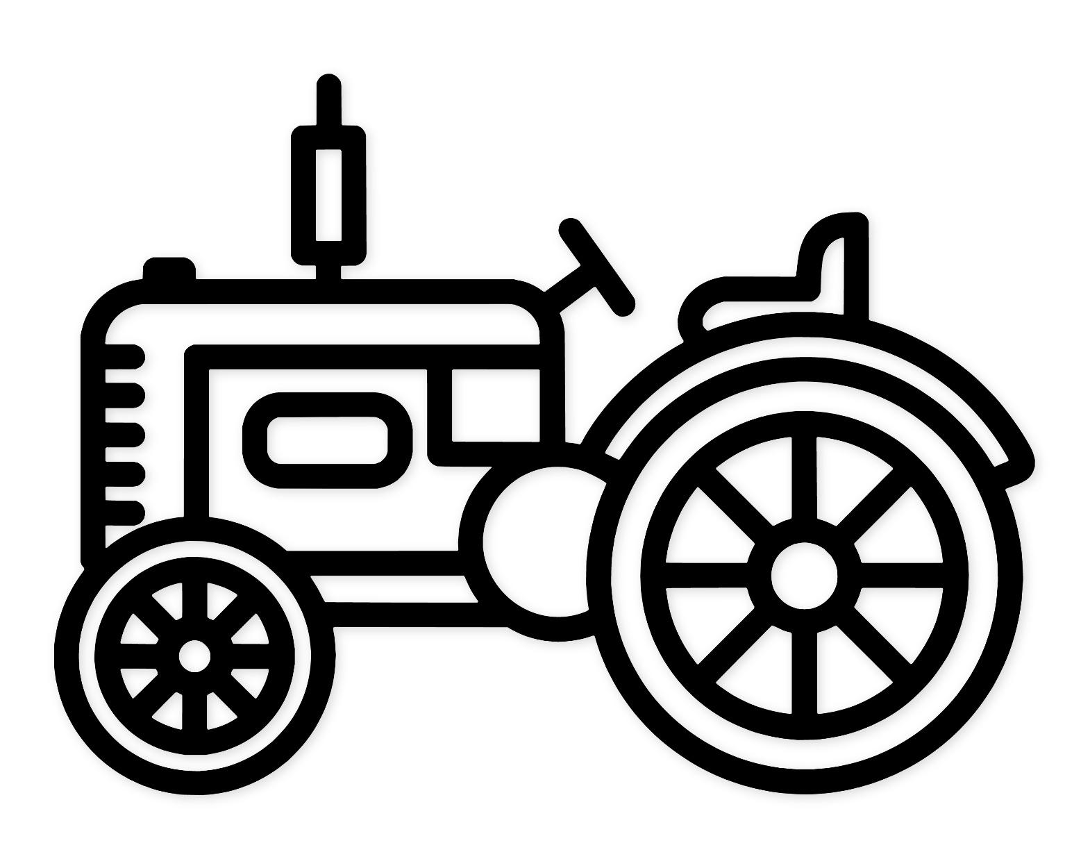 Tractor Icon Svg Png: Minimalist Design For Cricut