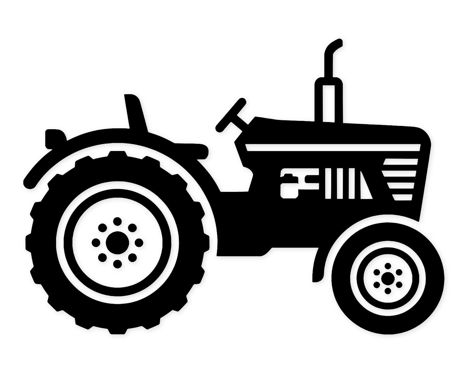 Tractor Outline Svg Png: Cut Ready Digital Design For Cricut Silhouette