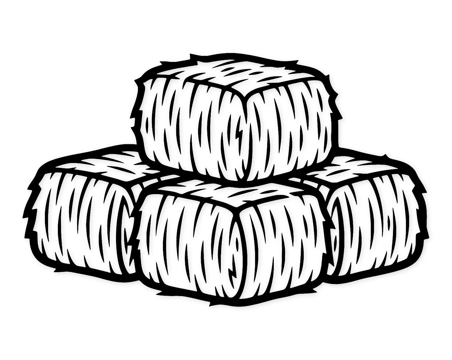 Hay Bale Stack Svg Png: Bold Design For Cricut Projects