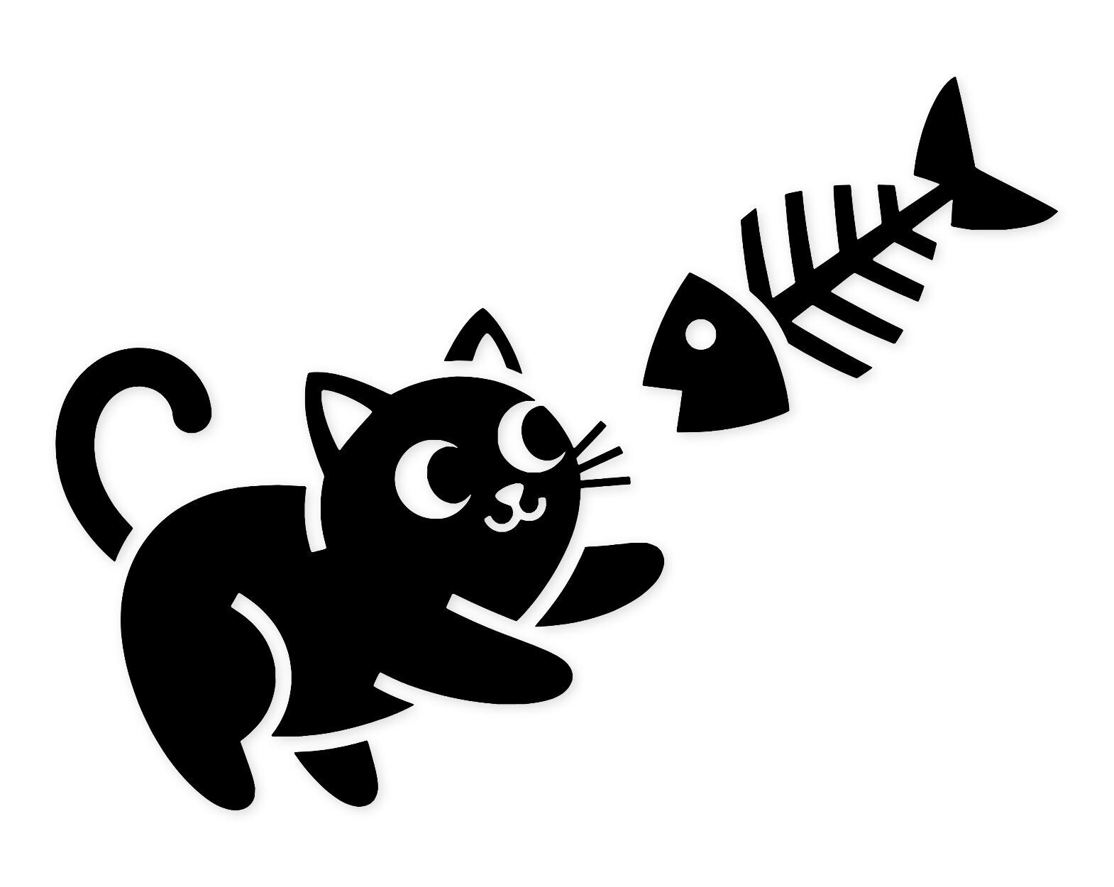 Kawaii Kitty Svg Png: Minimalist Design For T-Shirts