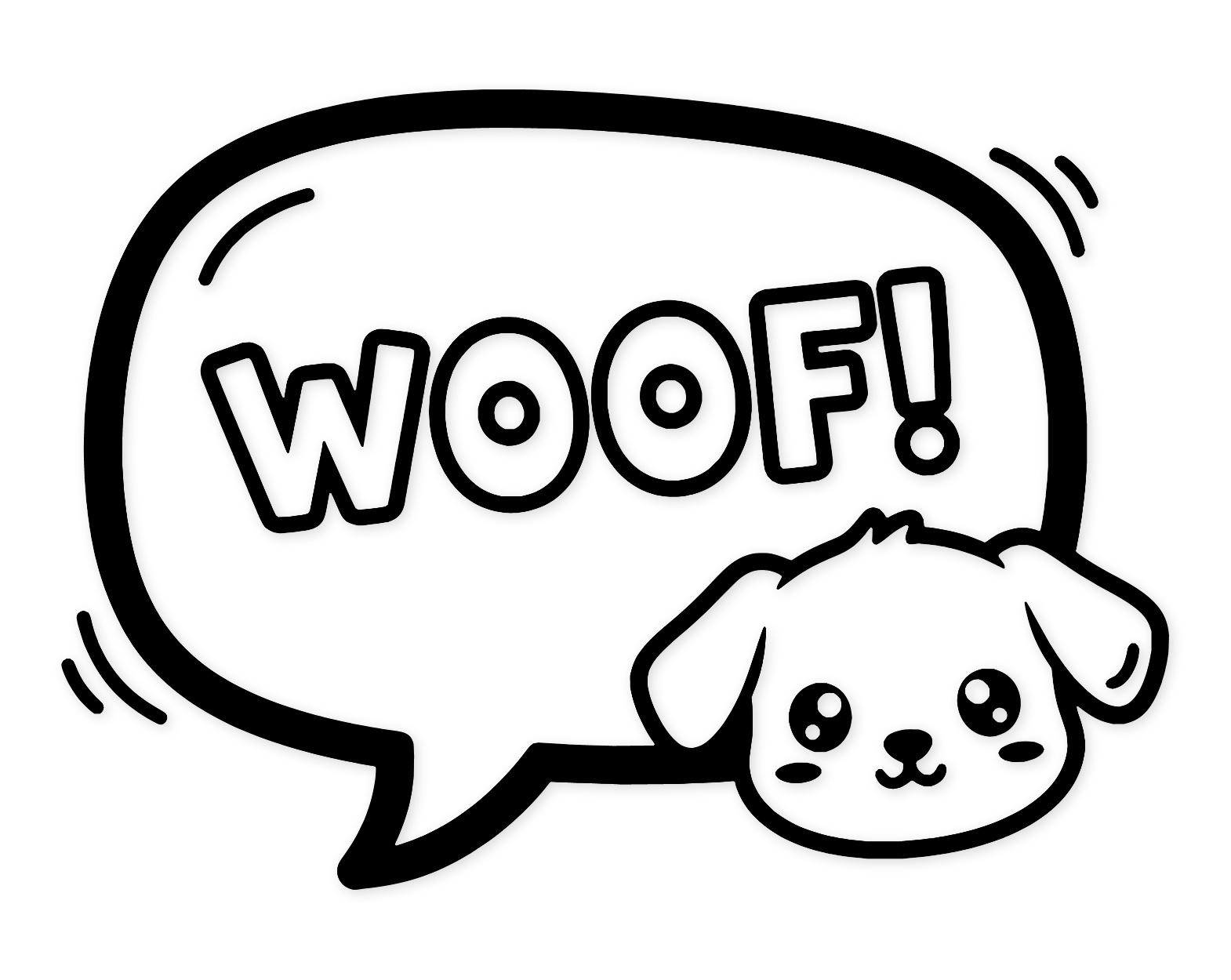 Puppy Woof Svg Png: Cute Bold Design For Pet Lovers