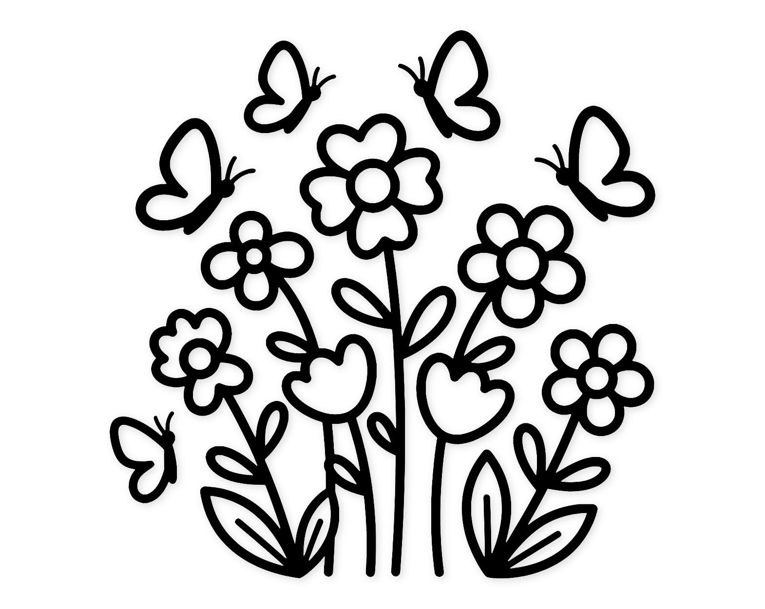 Wildflower Adventure Svg Png: Cut Ready Digital Design For Cricut Silhouette