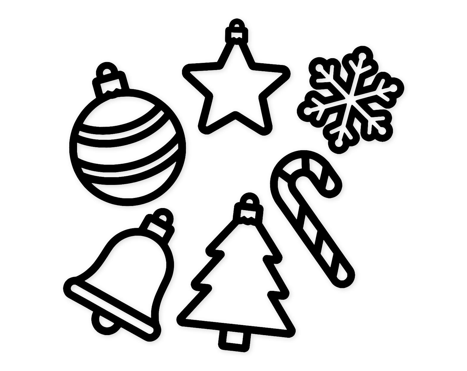 Festive Ornaments Svg Png: Cut Ready Digital Design For Cricut Silhouette