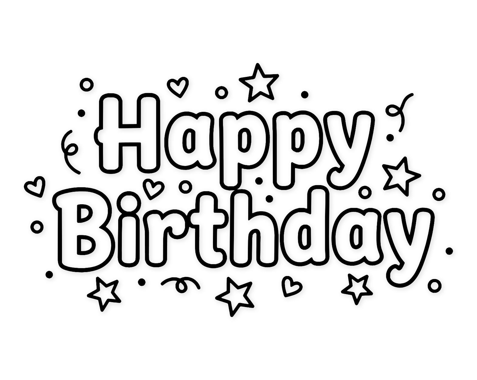 Happy Birthday Typography Svg Png: Whimsical Hand-Crafted Design For Celebrations