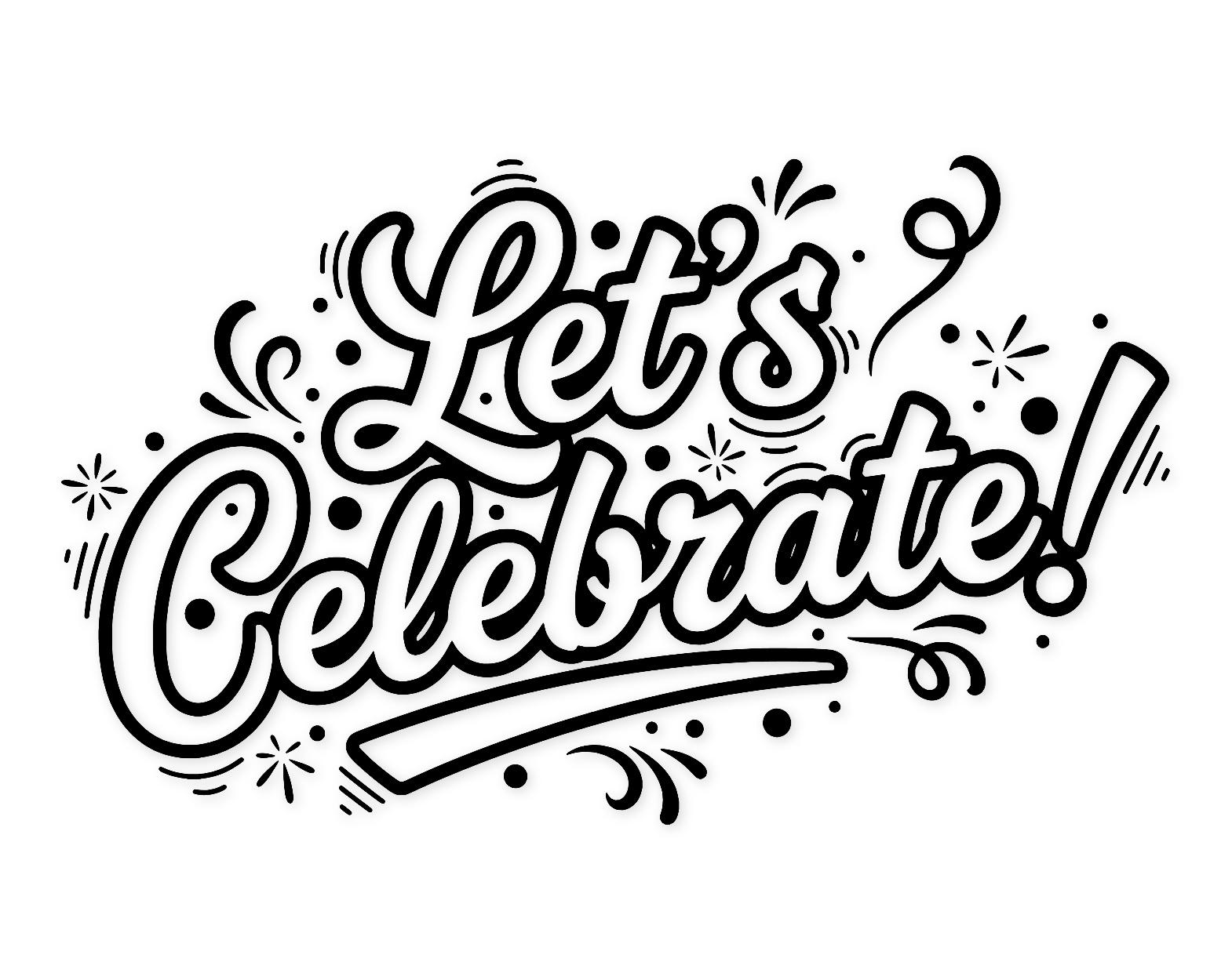 Creative Party Typography Svg Png: Cut Ready Digital Design For Cricut Silhouette