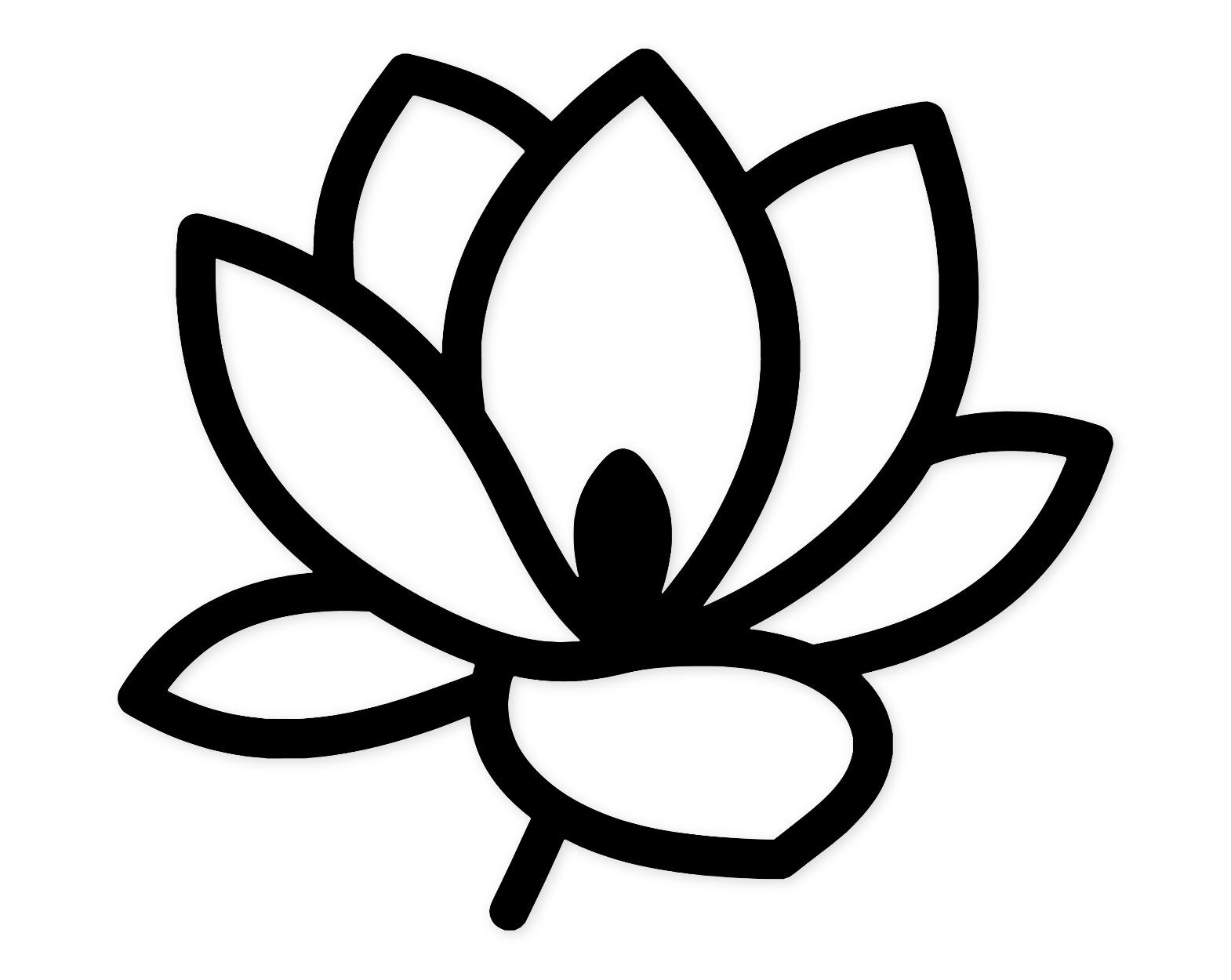 Tiny Magnolia Icon Svg Png: Cut Ready Digital Design For Cricut Silhouette