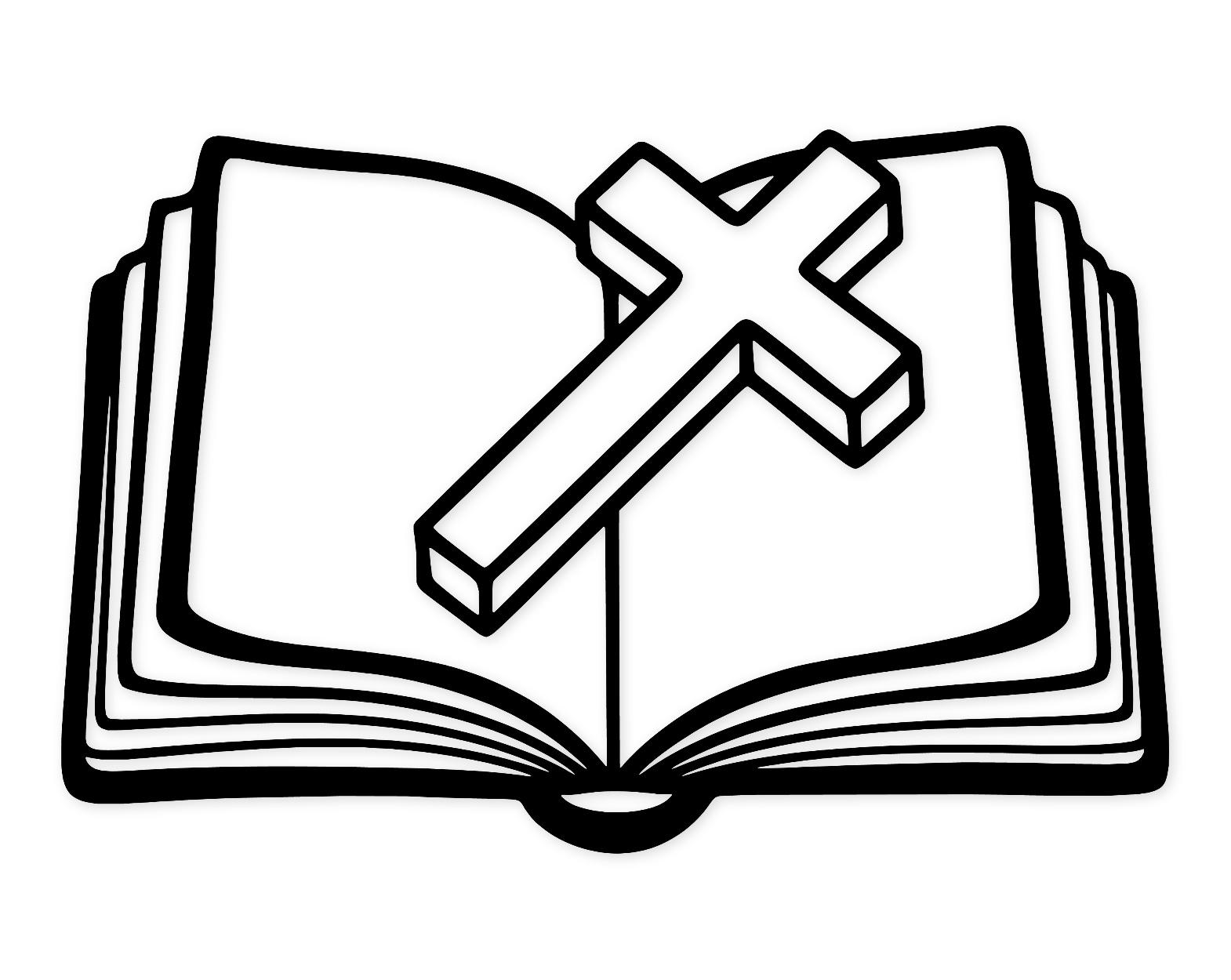 Bible And Cross Svg Png: Cut Ready Digital Design For Cricut Silhouette